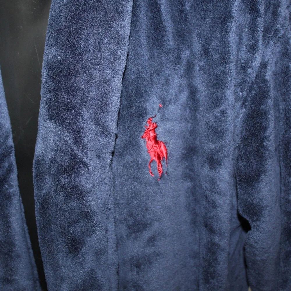 Polo Ralph Lauren Velour Robe. Sz One Size - Picture 3 of 7
